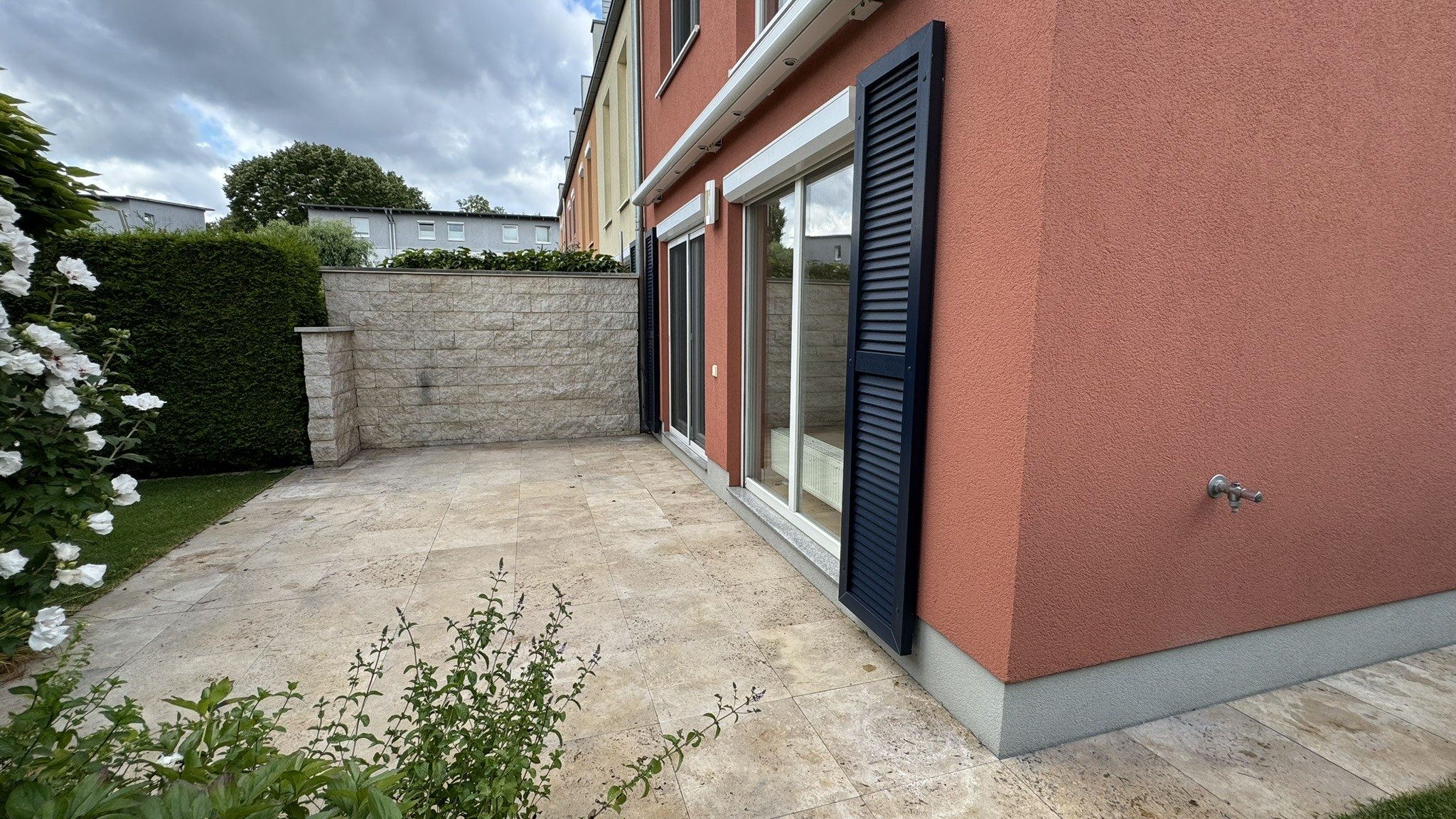 Außentreppe, Pflasterarbeiten, Außenanlage, Terrasse, Naturstein