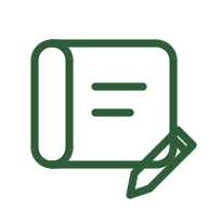 Icon Bauplan mit Stift – realisierte Projekte