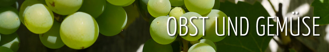 Obst und Gemüse – grüne Weintrauben